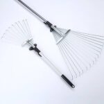 Adjustable Leaf Rake – Wilko Expanding Steel Garden Rake for Lawn Cleanup - Image 3