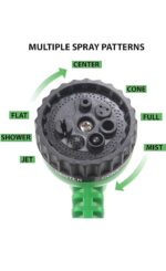 Green Water Spray Gun Nozzle – Adjustable High Pressure Garden Hose Nozzle for Car Wash & Outdoor Cleaning 1mm - Image 3