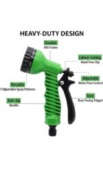 Green Water Spray Gun Nozzle – Adjustable High Pressure Garden Hose Nozzle for Car Wash & Outdoor Cleaning 1mm - Image 2