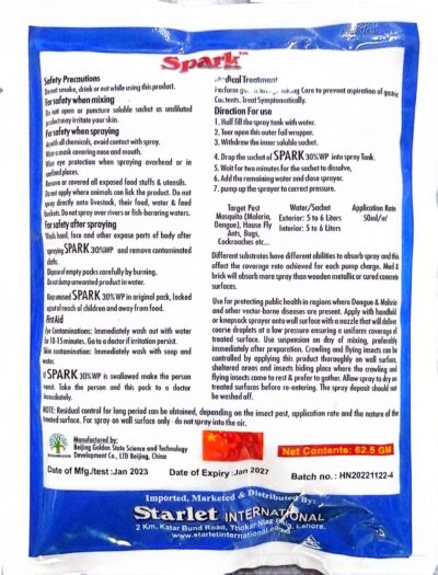 Spark 30% - Lambda Cyhalothrin 30% Insecticide Powder for Ultimate Pest Control - Image 3