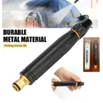 Adjustable Nozzle Water Spray Gun – High Pressure | Durable Metal Brass | Elegant Black Finish