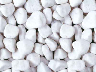 White stone pebbels Natural White Pebbles