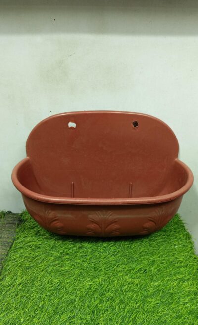 Beautiful Large Decorative Plastic Wall Pots Mix Colors – Premium Wall Hanging Planters - Image 2