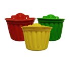 Plastic Wall Pots Mix Colors 300 Size