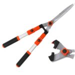 Heavy Duty Telescopic Garden Hedge Shears – Extendable Handle Pruning Scissors - Image 3