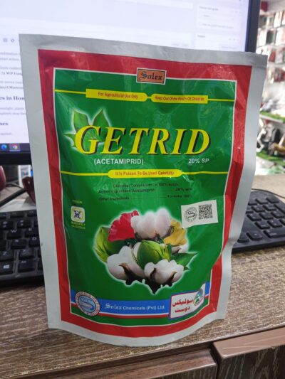Getrid 20 SP Acetamiprid Insecticide for White Flies Aphids Thrips and Leaf Miner - Image 3