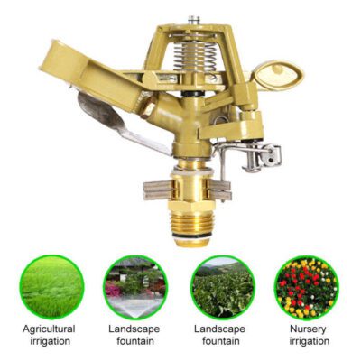 Brass Impact Sprinkler for Lawn & Agricultural Irrigation - Image 2
