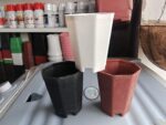 5 Pcs Octagonal Plastic Pots Deal – Colorful Nursery Pots for Indoor & Outdoor Plants - Image 4