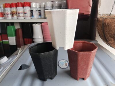5 Pcs Octagonal Plastic Pots Deal – Colorful Nursery Pots for Indoor & Outdoor Plants - Image 4