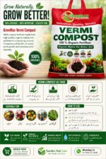 Growmax Vermi Compost 5kg – 100% Organic Fertilizer for Plants, Vegetables, Flowers & Home Garden Soil Conditioner - Image 3