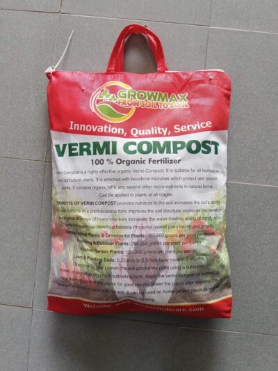 Growmax Vermi Compost 5kg – 100% Organic Fertilizer for Plants, Vegetables, Flowers & Home Garden Soil Conditioner - Image 5